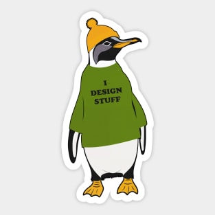 Penguin Designer Sticker